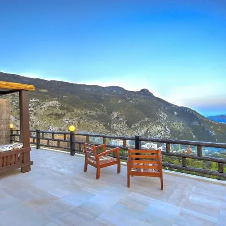 Kalkan Islamlar'da Tas Mimarili Villa-awz191 Villa Kaş