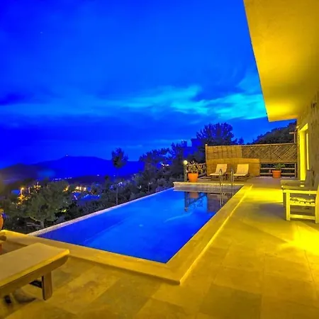 Kalkan Islamlar'da Tas Mimarili Villa-awz191 Villa