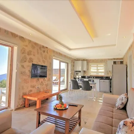 Villa Kalkan Islamlar'da Tas Mimarili Villa-awz191 *
