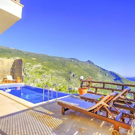 Kalkan Islamlar'da Tas Mimarili Villa-awz191 Kaş